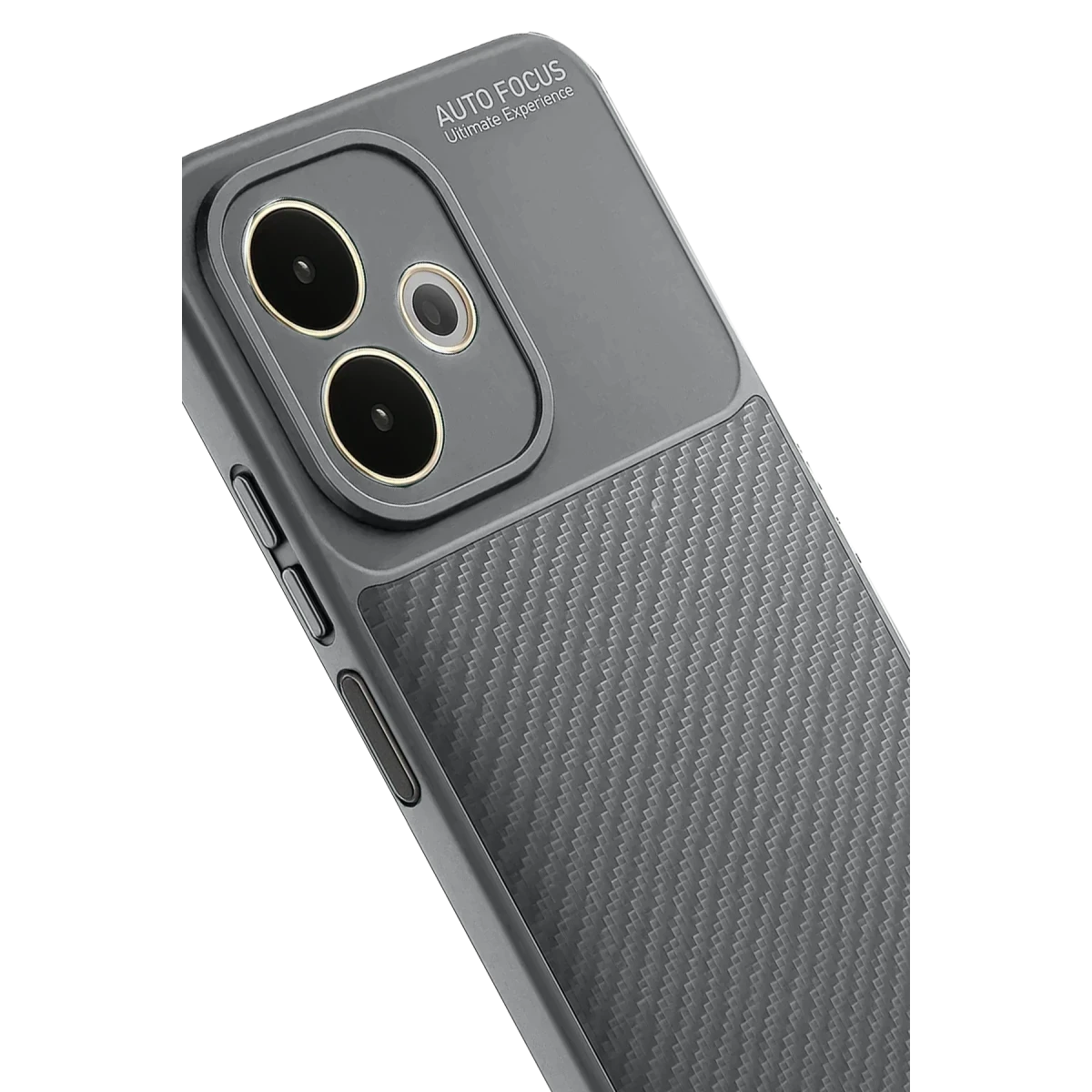 Oppo A5 Pro 4G Kılıf Auto Focus Karbon Kapak - Gri