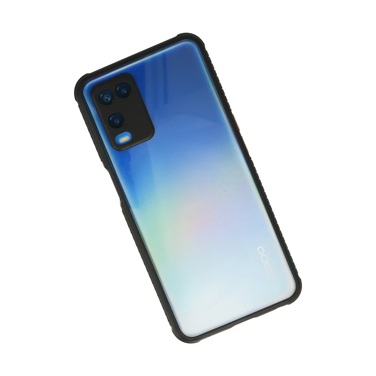 Oppo A54 4G Kılıf Miami Şeffaf Silikon - Siyah