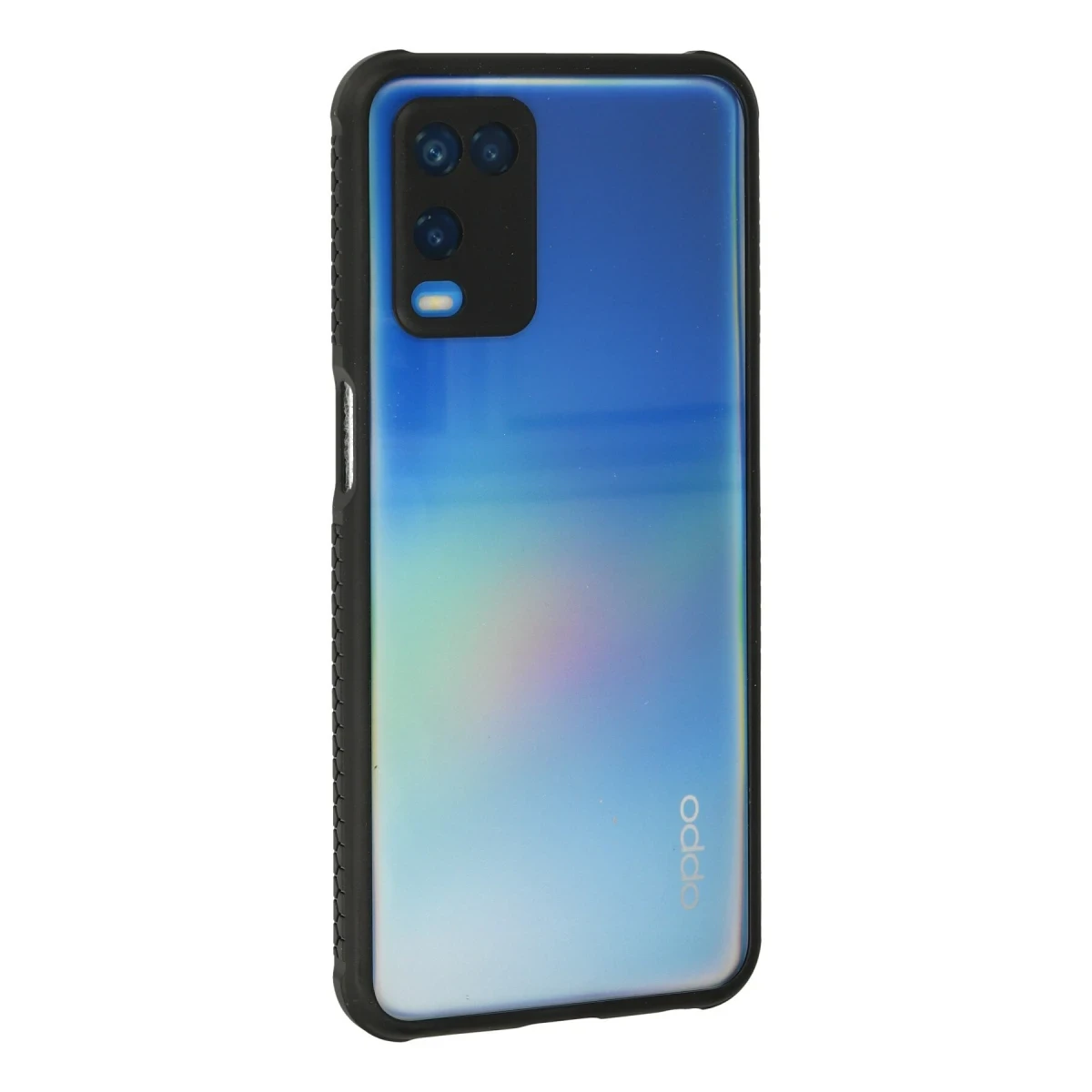 Oppo A54 4G Kılıf Miami Şeffaf Silikon - Siyah