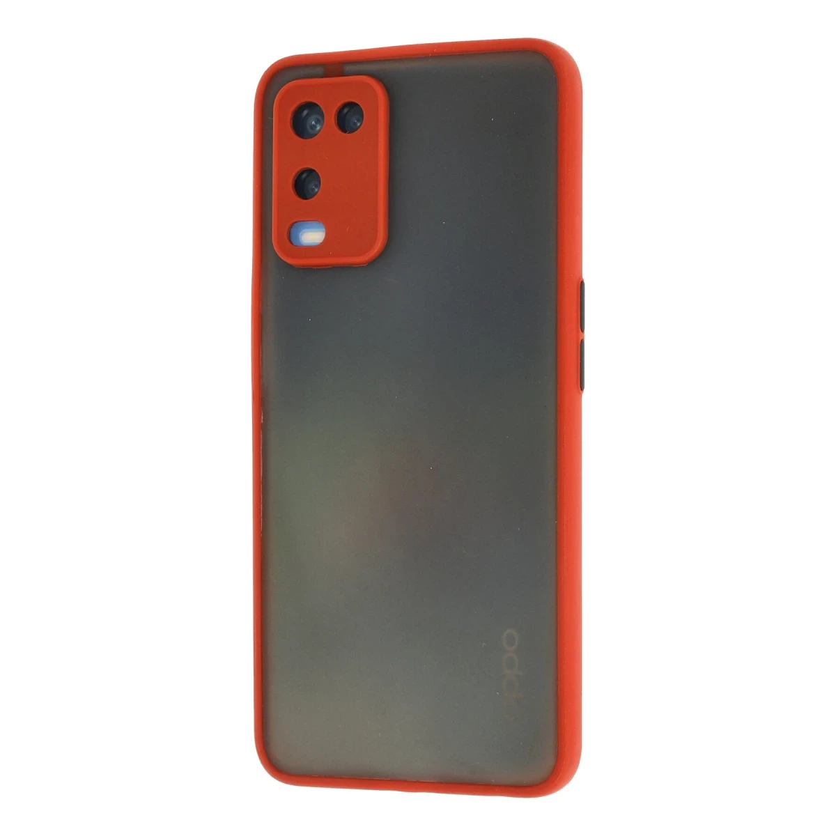 Oppo A54 4G Kılıf Montreal Silikon Kapak - Kırmızı