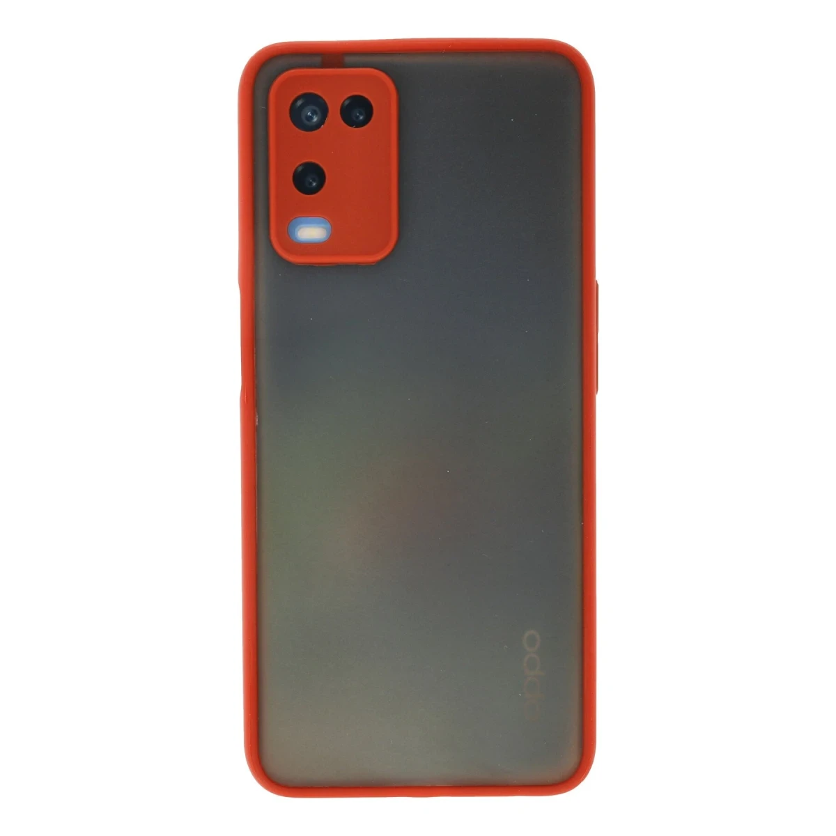 Oppo A54 4G Kılıf Montreal Silikon Kapak - Kırmızı