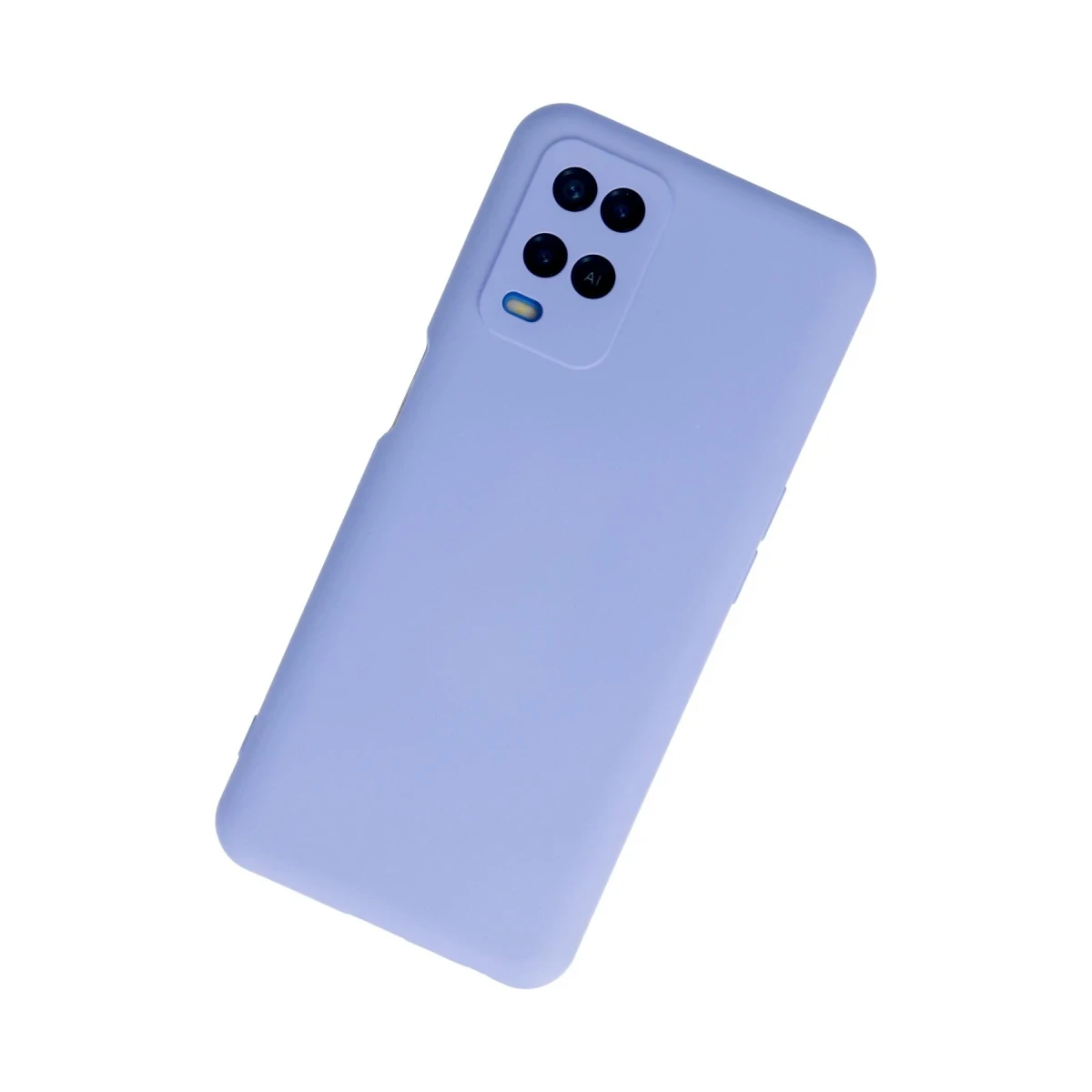 Oppo A54 4G Kılıf Nano içi Kadife Silikon - Lila