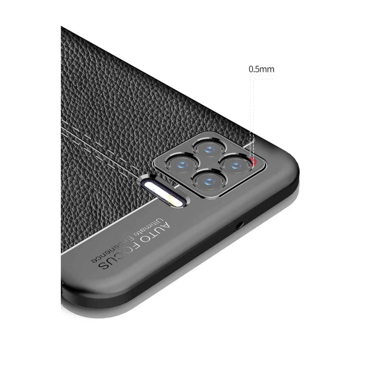 Oppo A73 Kılıf Auto Focus Kapak - Kırmızı