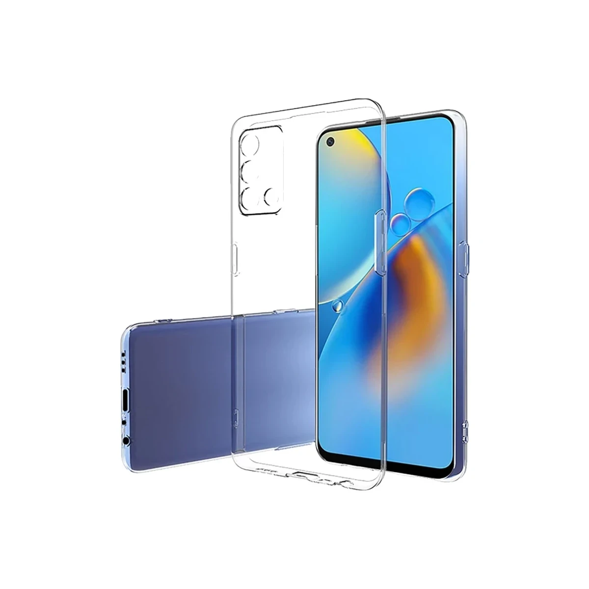 Oppo A74 4G Kılıf Lüx Şeffaf Silikon