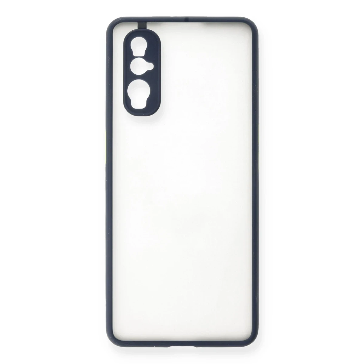 Oppo Find X2 Kılıf Montreal Silikon Kapak - Lacivert