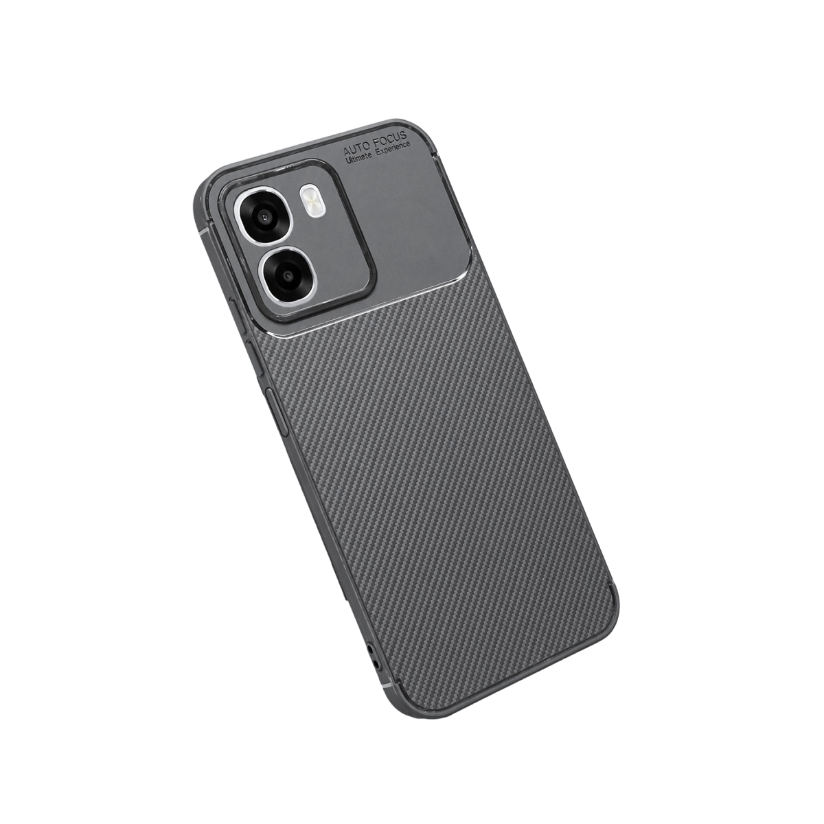 Oppo Oppo A6T 5G Auto Focus Karbon Kapak - Gri