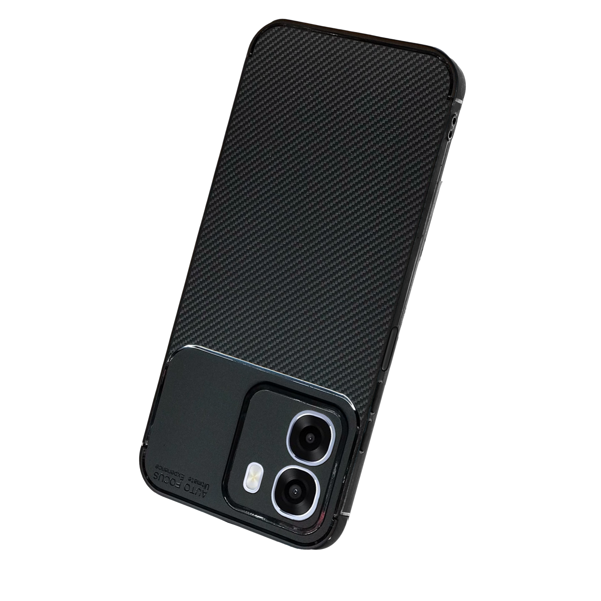 Oppo Oppo A6T 5G Auto Focus Karbon Kapak - Siyah