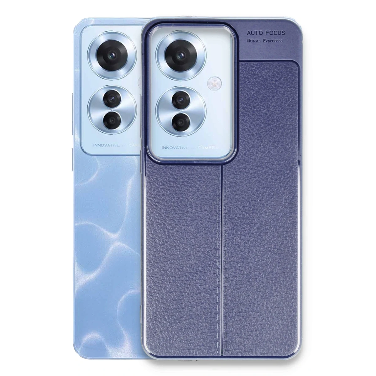 Oppo Reno 11F Kılıf Auto Focus Kapak - Lacivert