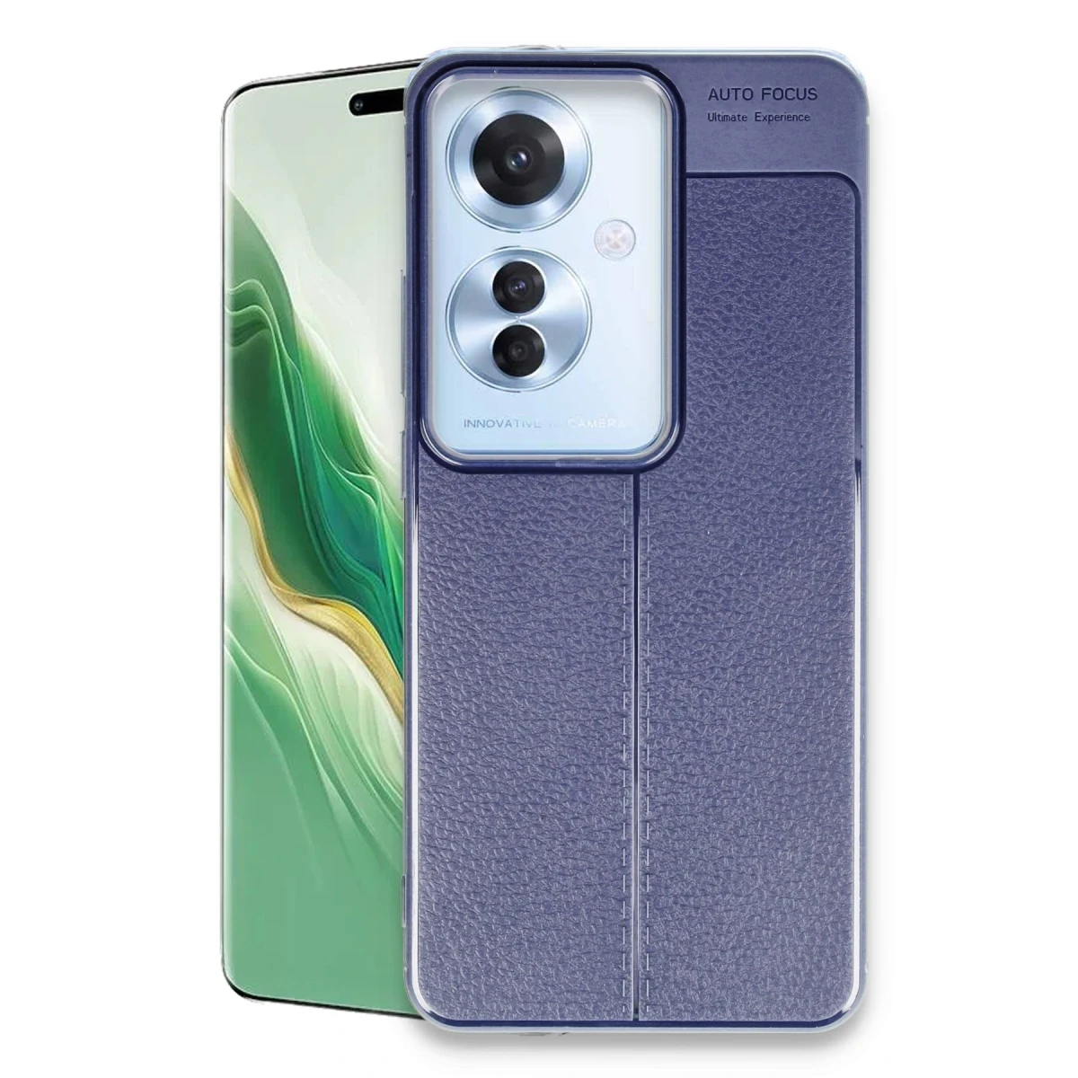Oppo Reno 11F Kılıf Auto Focus Kapak - Lacivert