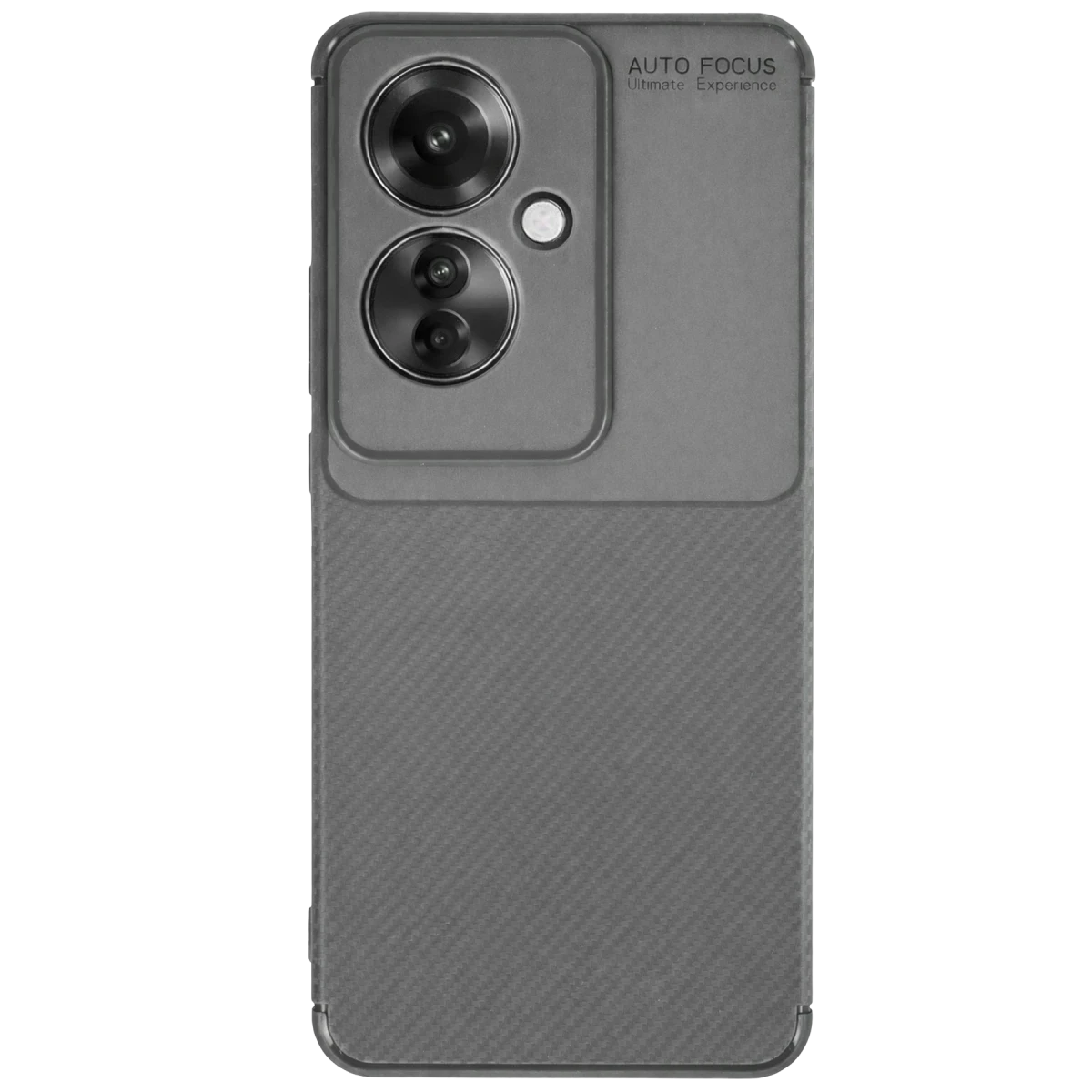 Oppo Reno 11F Kılıf Auto Focus Karbon Kapak - Gri
