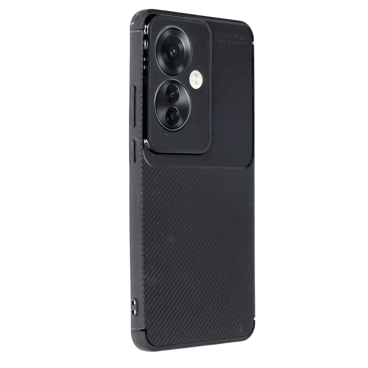 Oppo Reno 11F Kılıf Auto Focus Karbon Kapak - Siyah