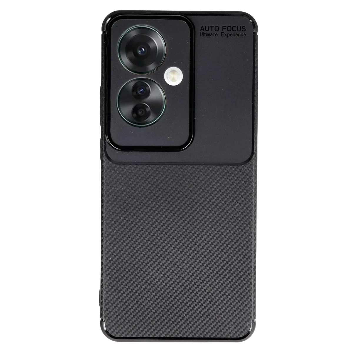 Oppo Reno 11F Kılıf Auto Focus Karbon Kapak - Siyah