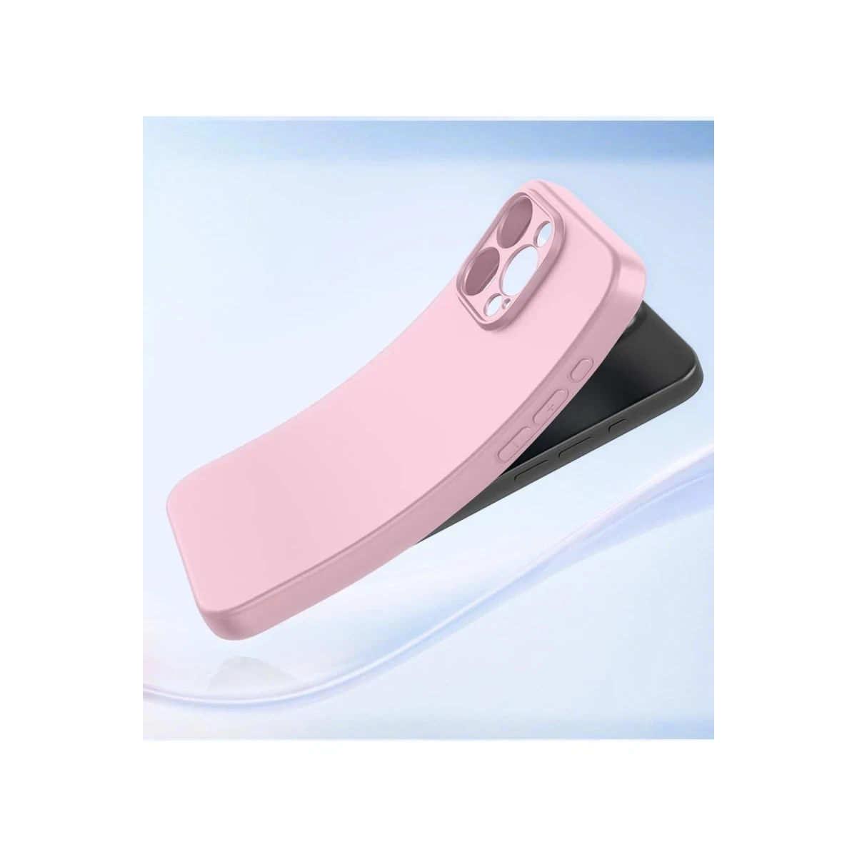 Oppo Reno 11F Kılıf First Silikon - Siyah
