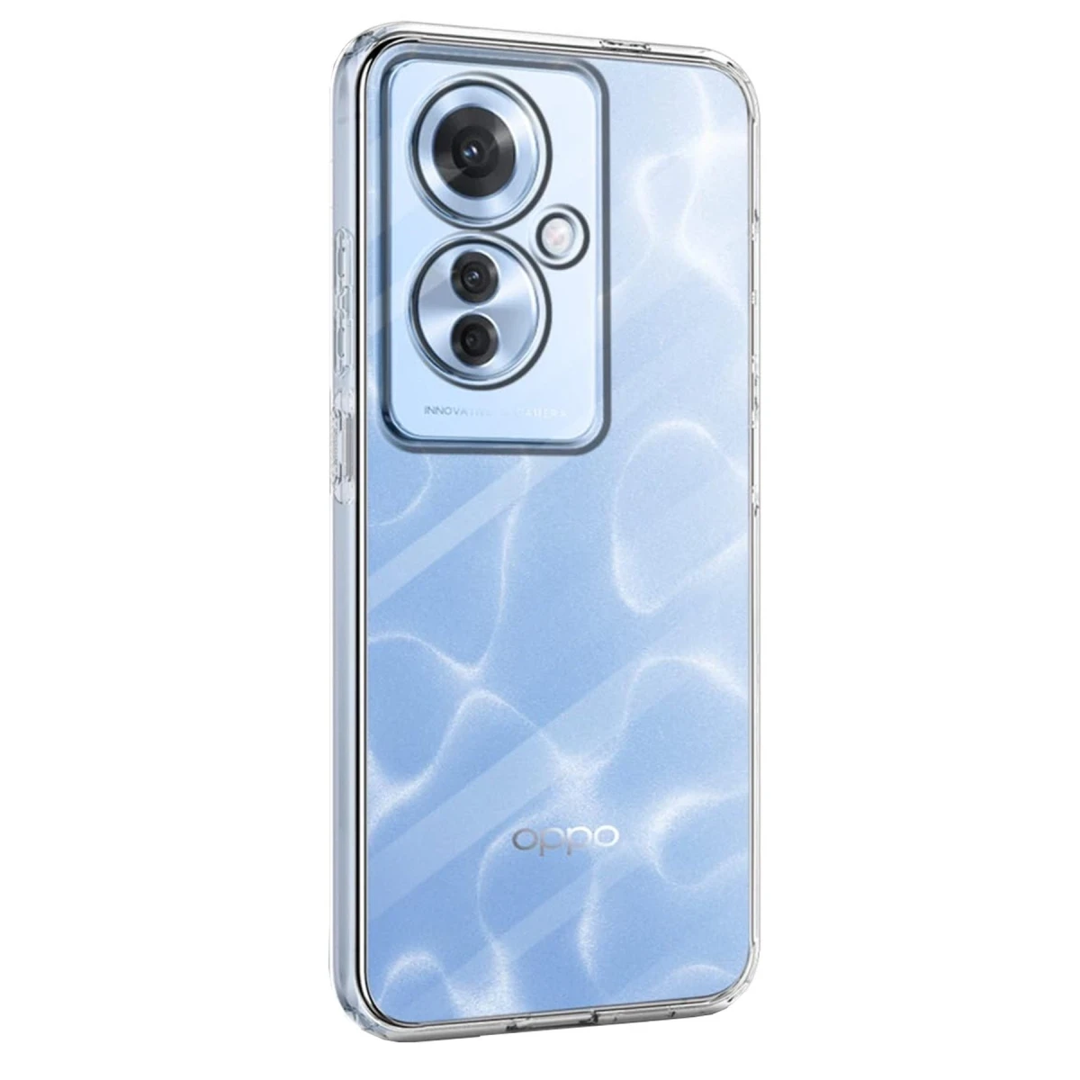 Oppo Reno 11F Kılıf Lüx Şeffaf Silikon