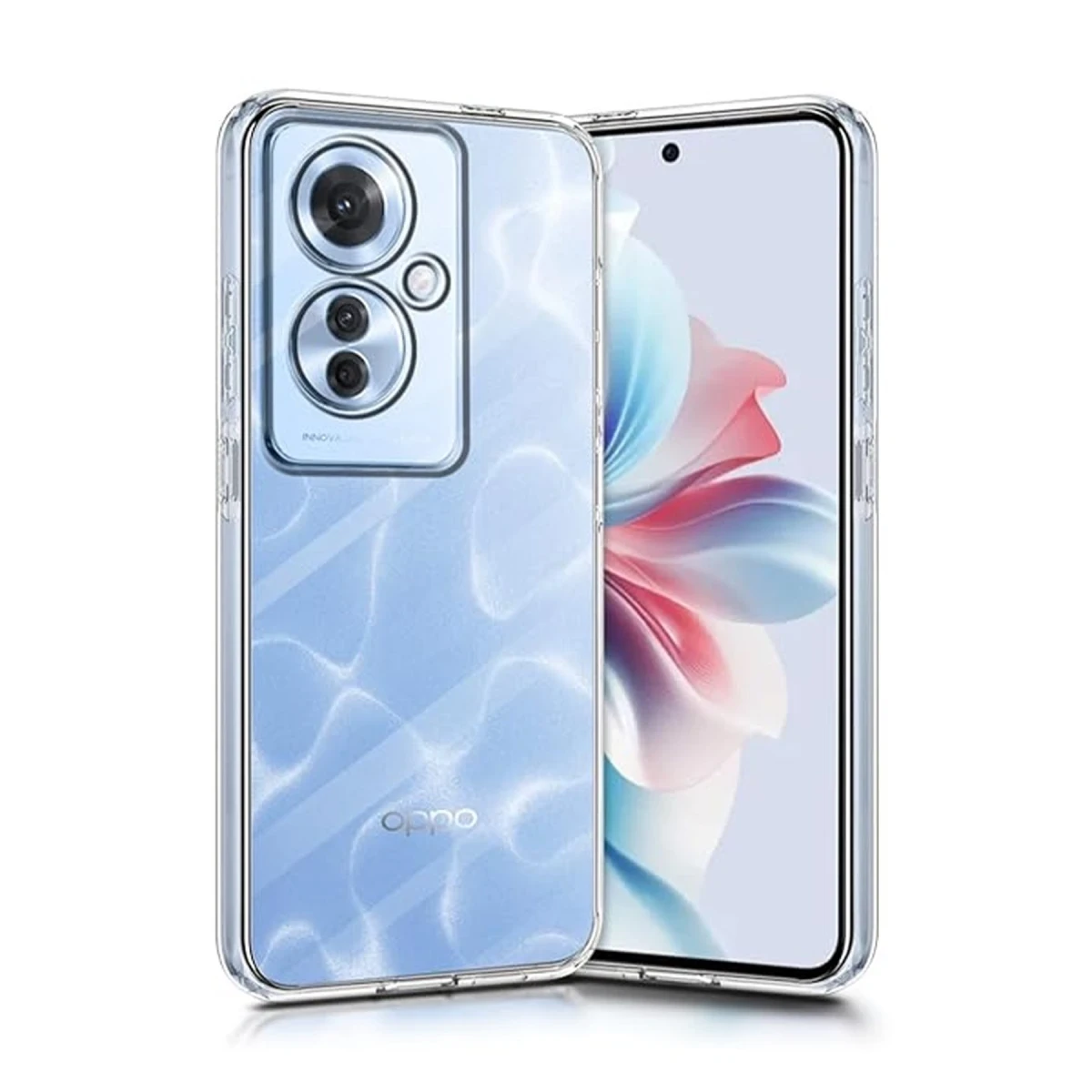 Oppo Reno 11F Kılıf Lüx Şeffaf Silikon