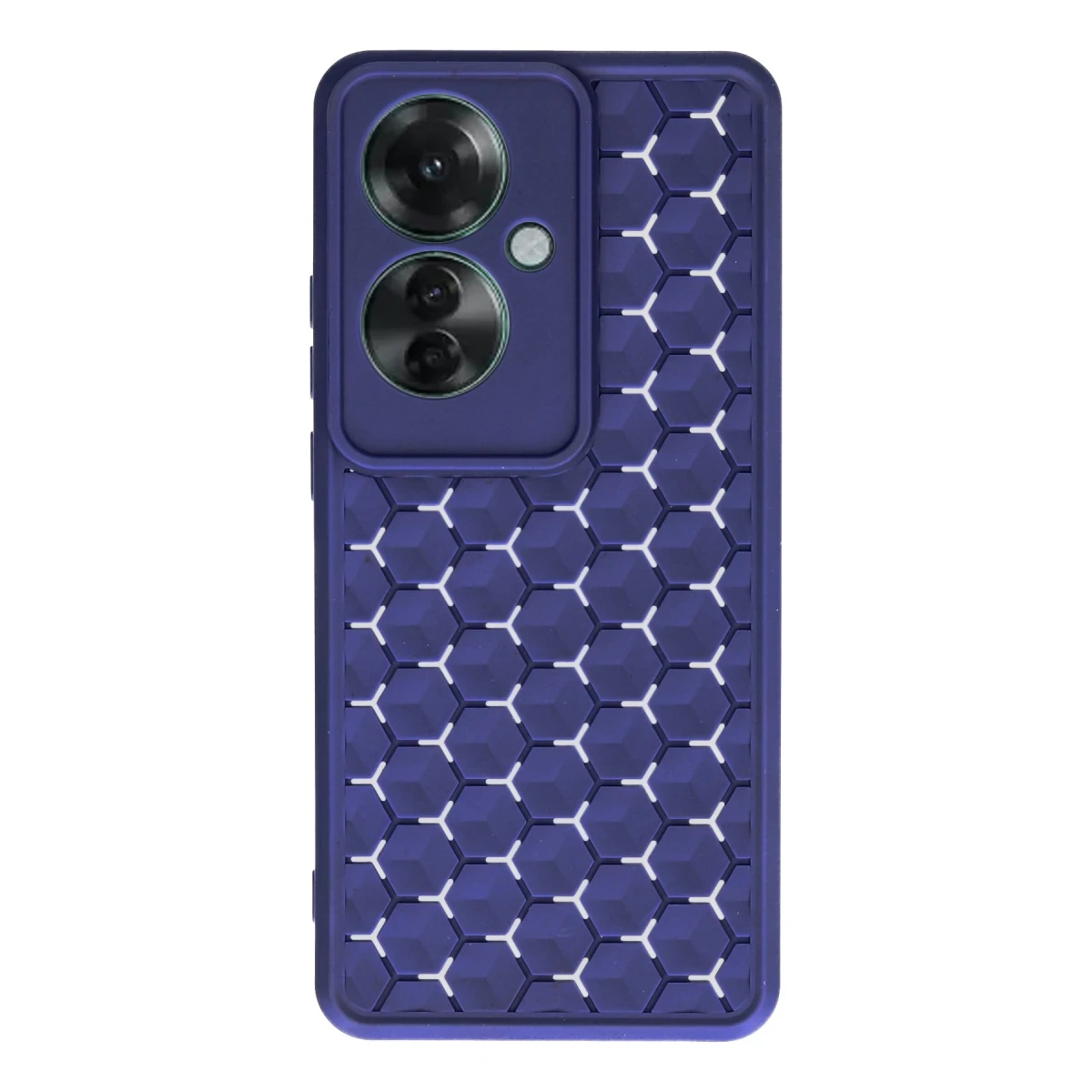 Oppo Reno 11F Kılıf Petek Silikon Kapak - Lacivert