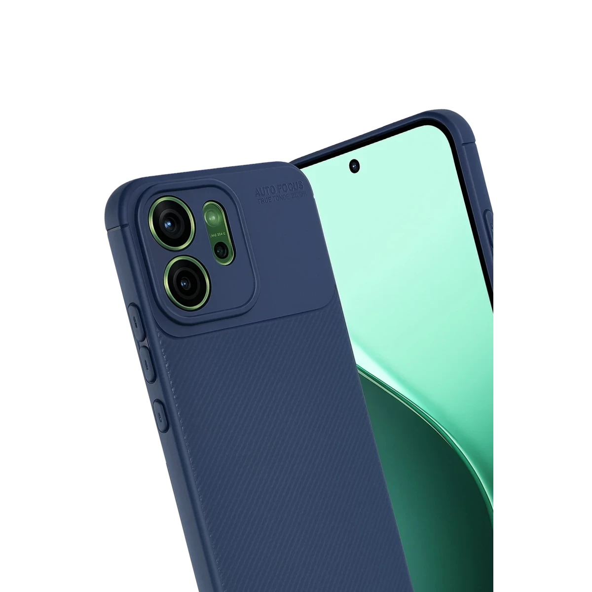 Oppo Reno 14 Auto Focus Karbon Kapak - Lacivert