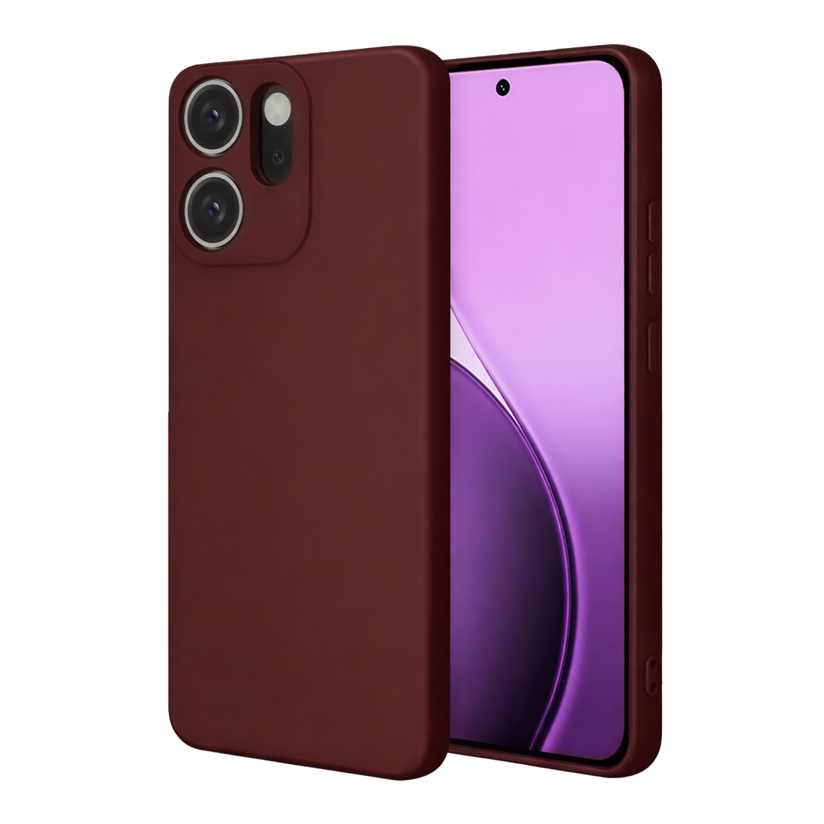 Oppo Reno 14F First Silikon - Bordo