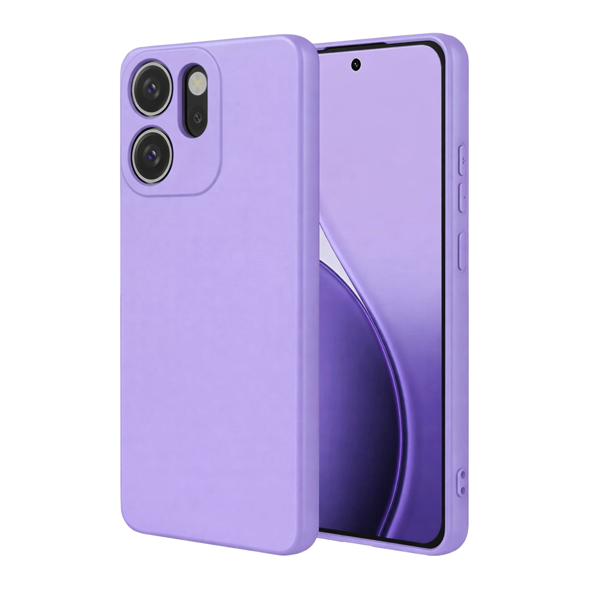 Oppo Reno 14F First Silikon - Lila