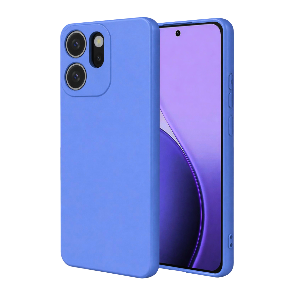 Oppo Reno 14F First Silikon - Mavi