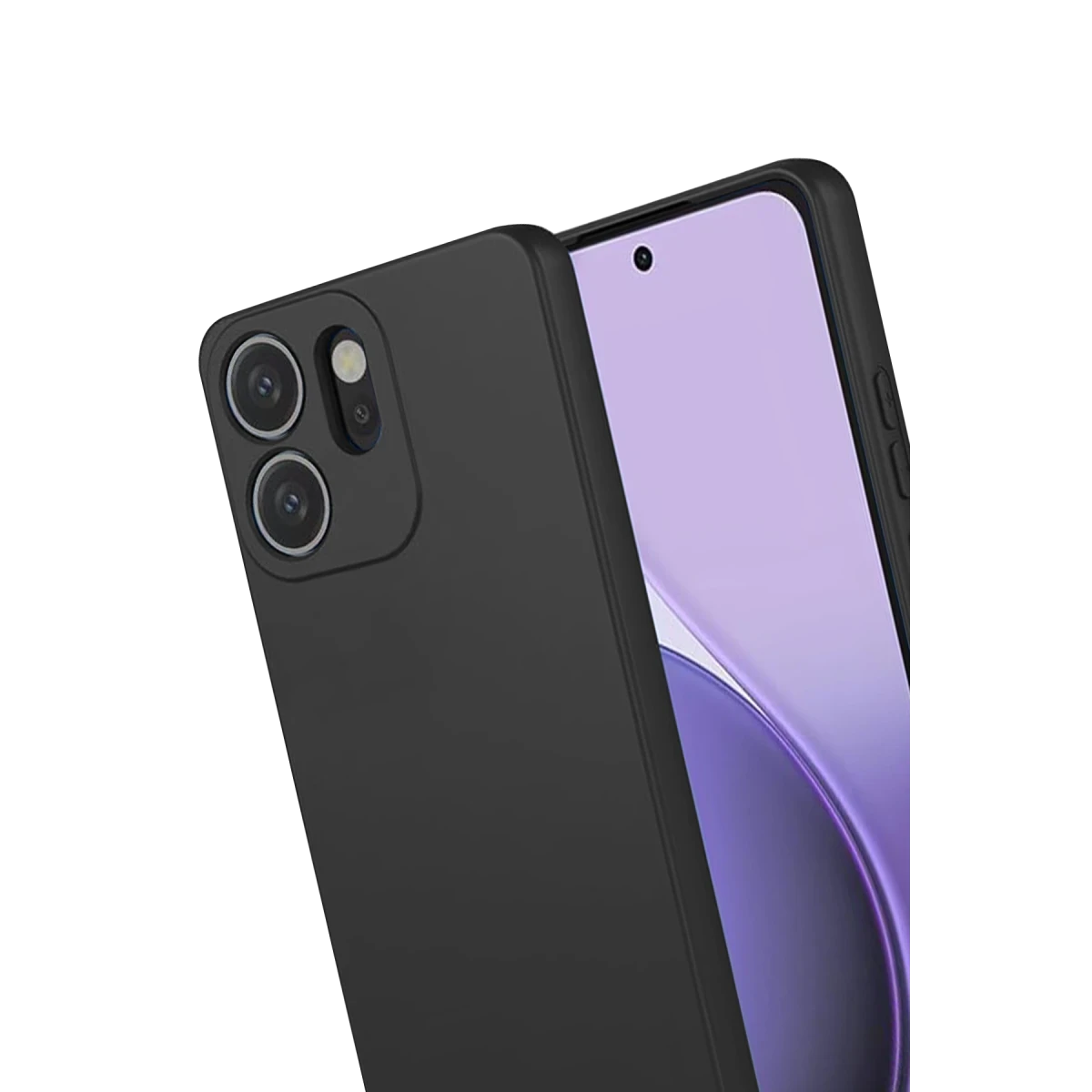 Oppo Reno 14F First Silikon - Siyah