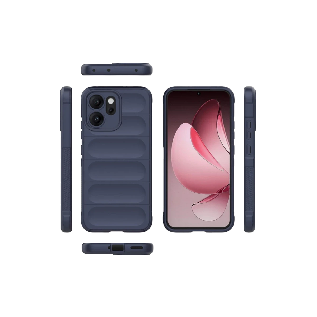 Oppo Reno 14F Optimum Silikon - Lacivert