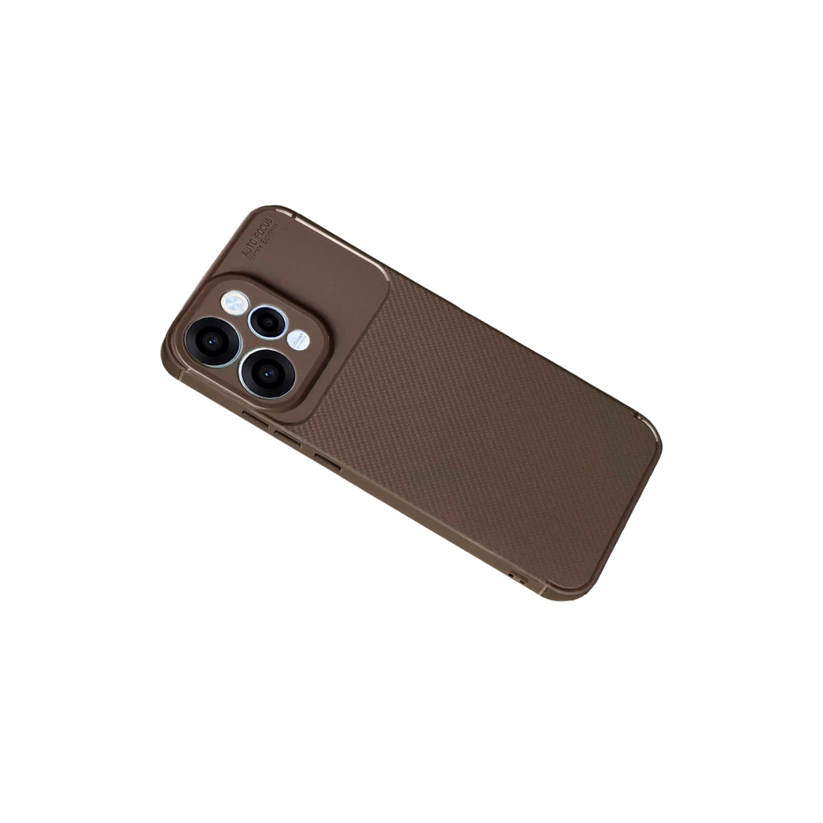 Oppo Reno 15 Auto Focus Karbon Kapak - Kahverengi