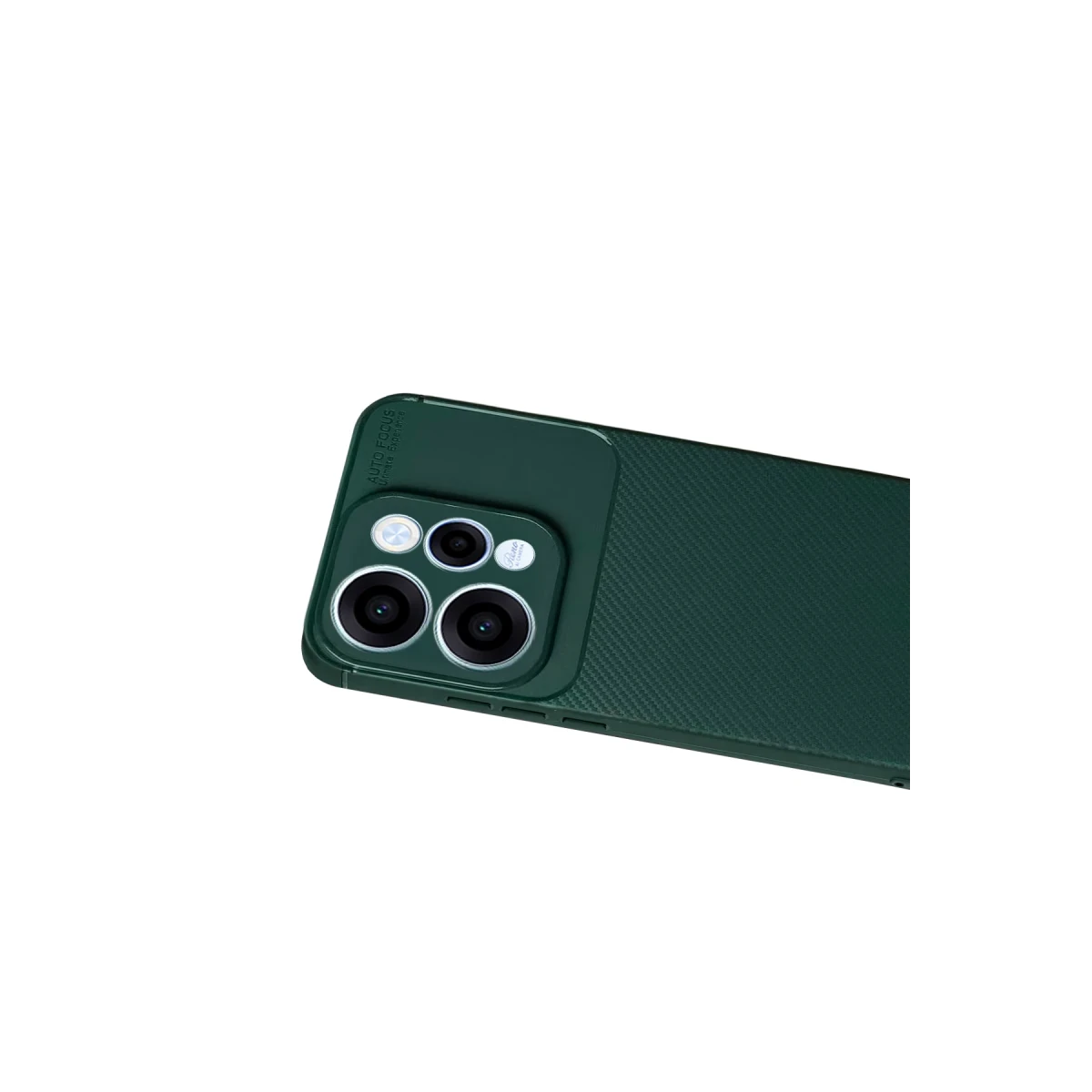Oppo Reno 15 Auto Focus Karbon Kapak - Koyu Yeşil
