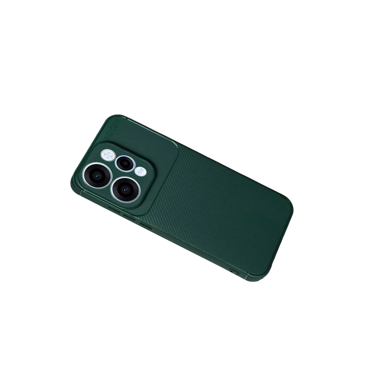 Oppo Reno 15 Auto Focus Karbon Kapak - Koyu Yeşil