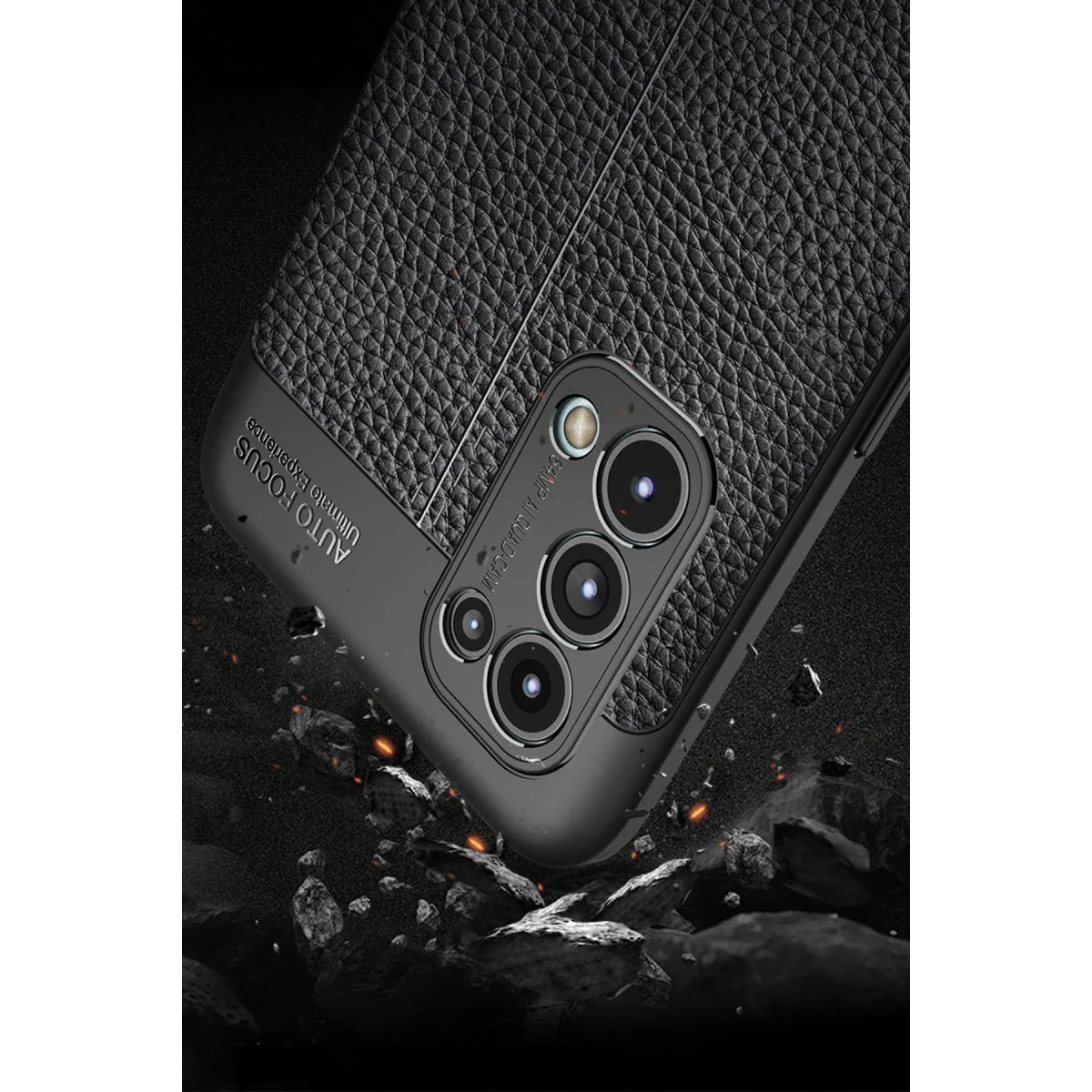 Oppo Reno 5 Kılıf Auto Focus Kapak - Lacivert