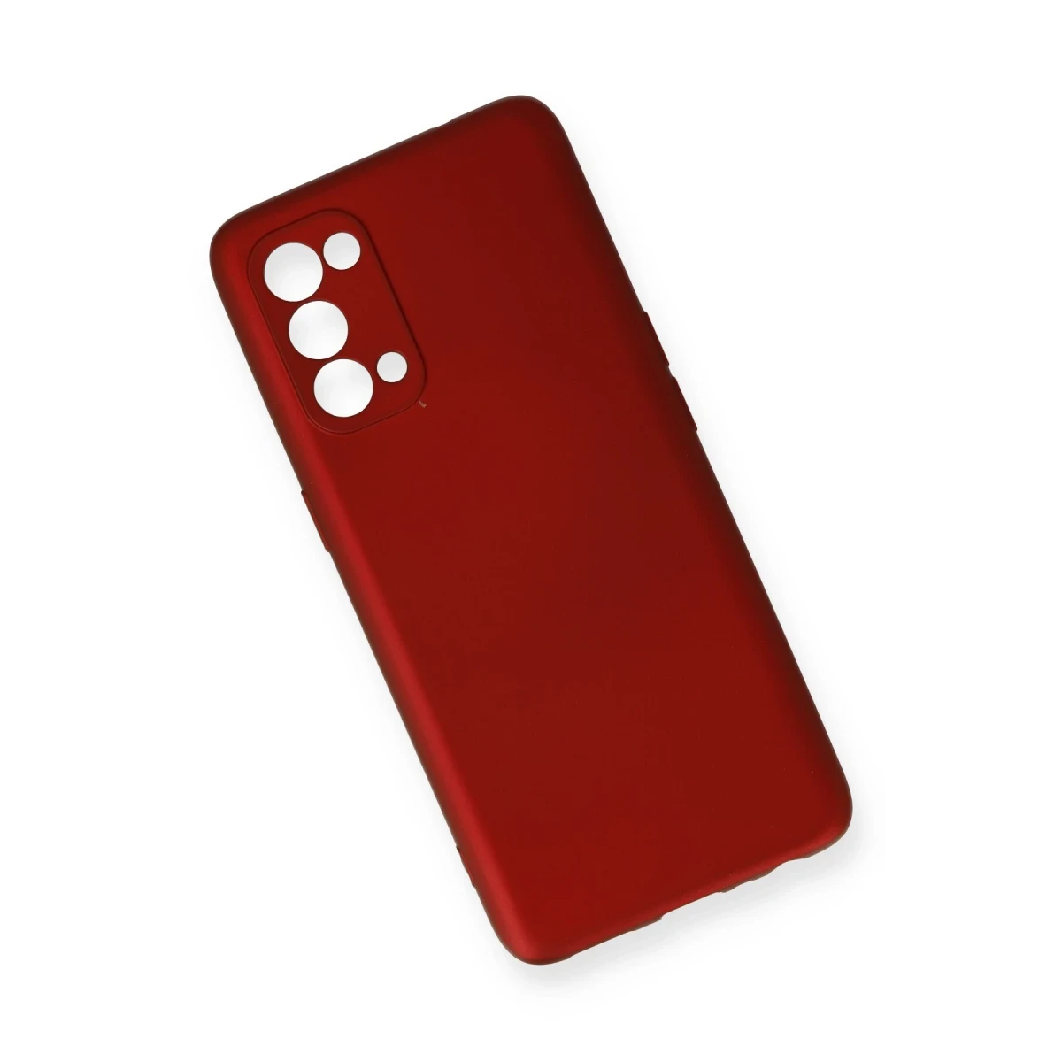 Oppo Reno 5 Kılıf First Silikon - Bordo
