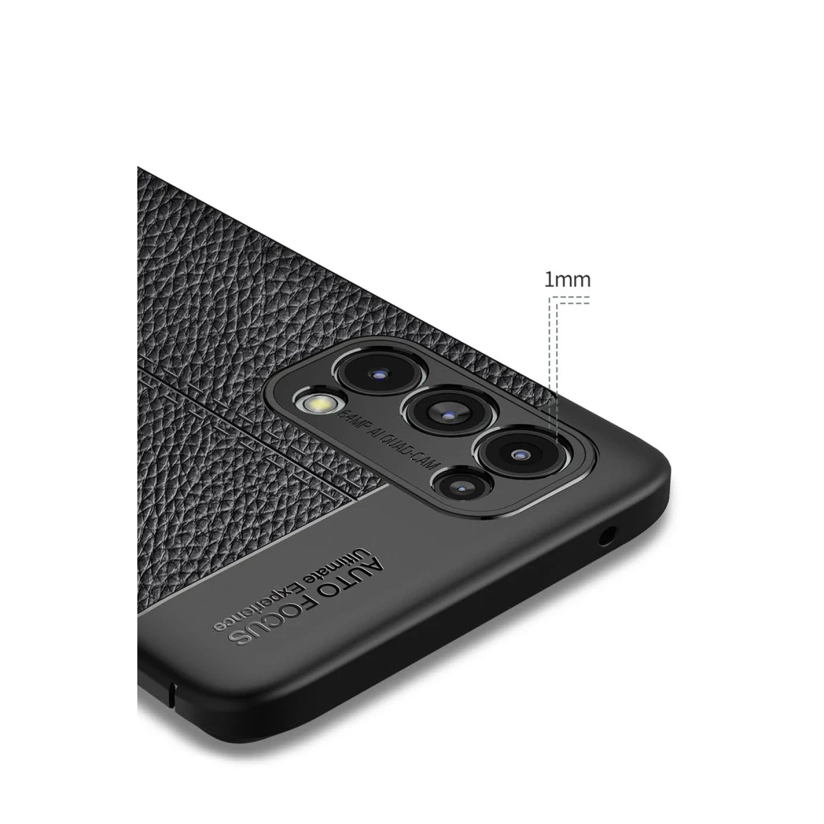 Oppo Reno 5 Pro Kılıf Auto Focus Kapak - Siyah