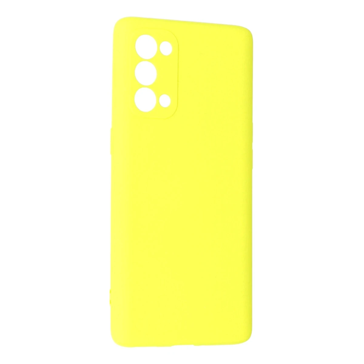 Oppo Reno 5 Pro Kılıf First Silikon - Sarı