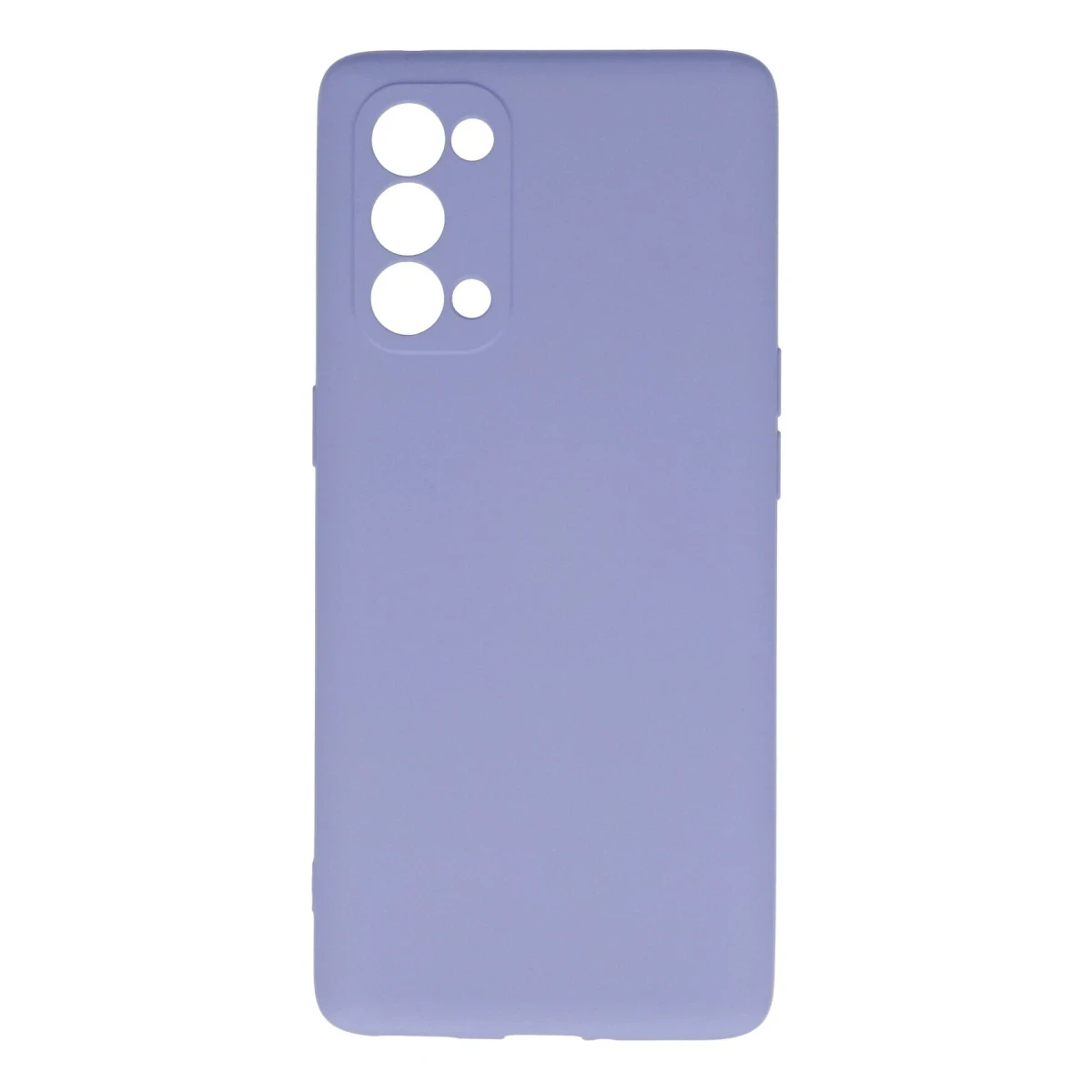 Oppo Reno 5 Pro Kılıf Nano içi Kadife Silikon - Lila