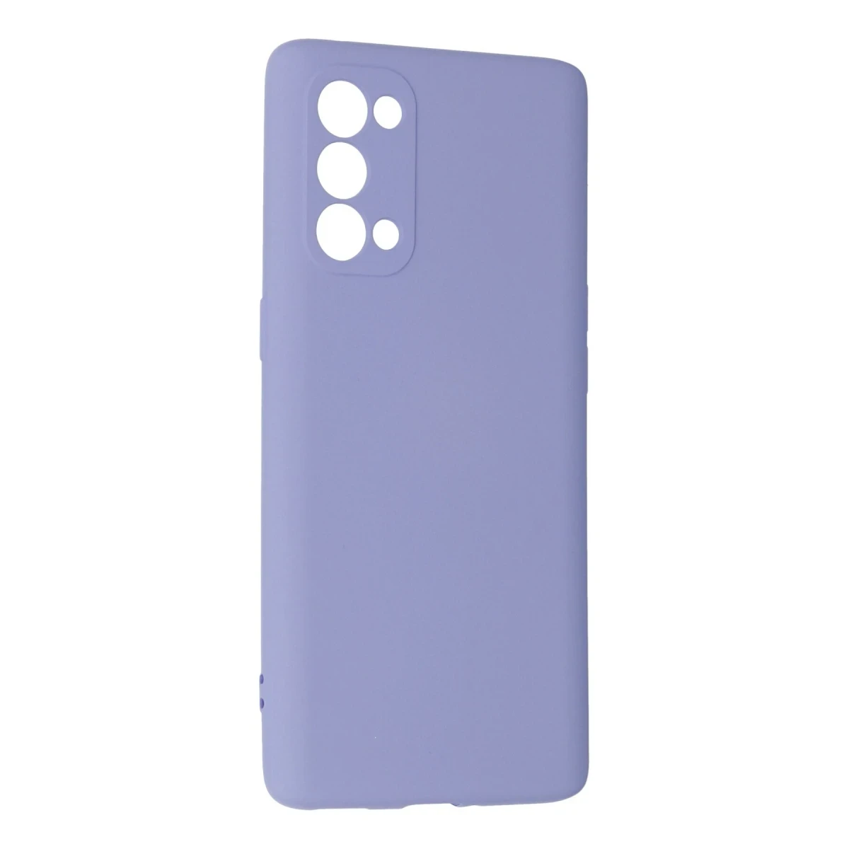 Oppo Reno 5 Pro Kılıf Nano içi Kadife Silikon - Lila