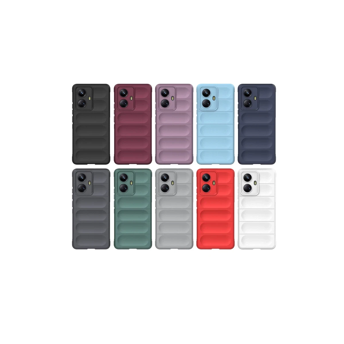Realme 10 Pro 5G Kılıf Optimum Silikon - Siyah