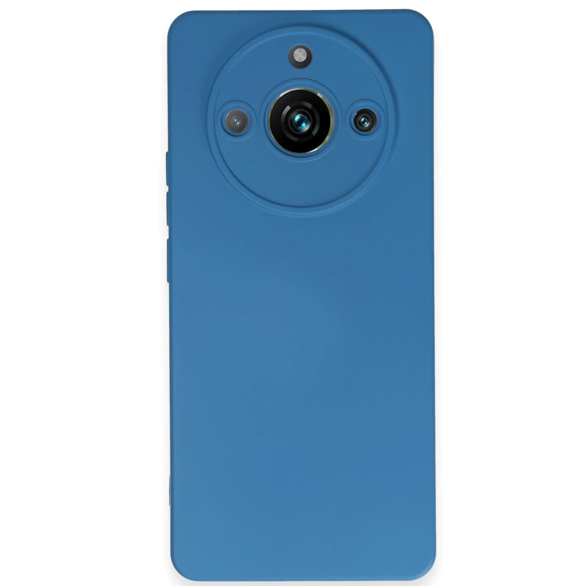 Realme 11 Pro Kılıf Nano içi Kadife Silikon - Mavi