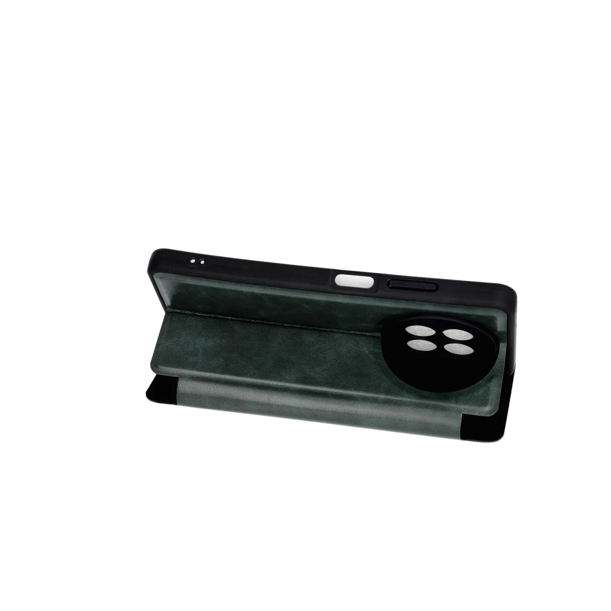 Realme 12 5G Kılıf Flip Cover - Koyu Yeşil