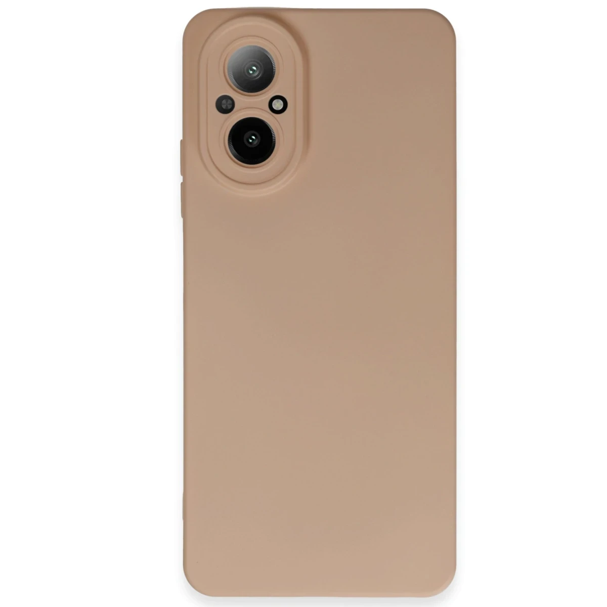 Realme 12 Lite Kılıf Nano içi Kadife Silikon - Pudra