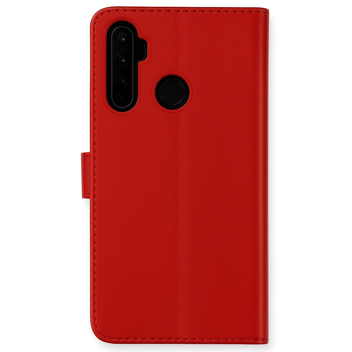 Realme 6i Kılıf Trend S Plus Kapaklı Kılıf - Kırmızı