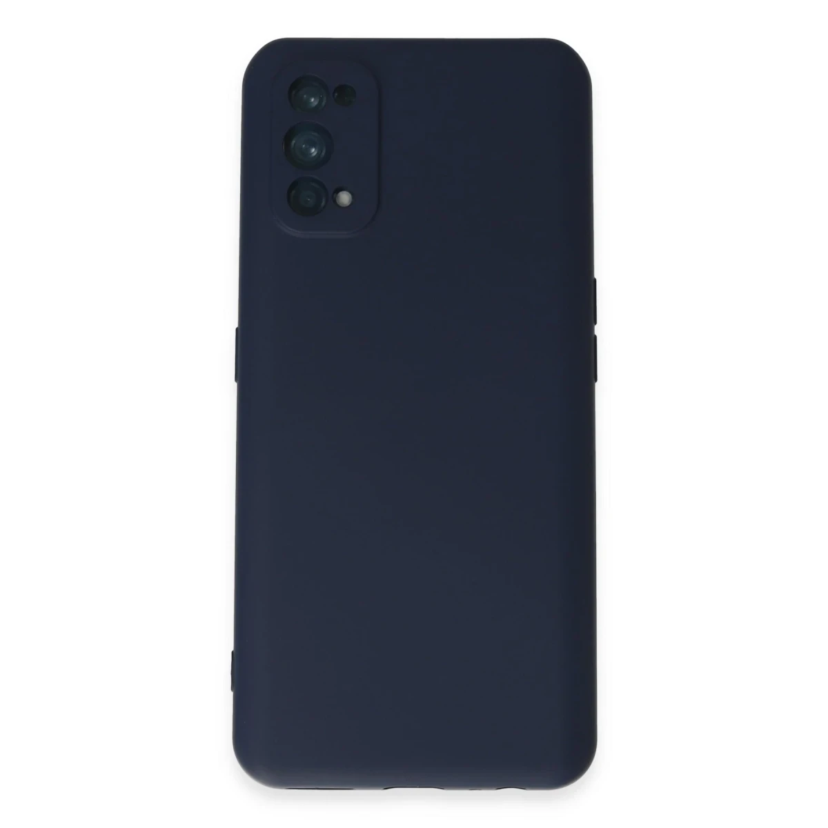 Realme 7 Pro Kılıf Nano içi Kadife Silikon - Lacivert