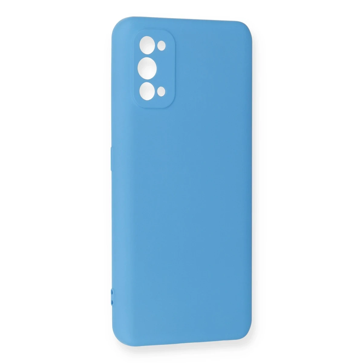 Realme 7 Pro Kılıf Nano içi Kadife Silikon - Mavi