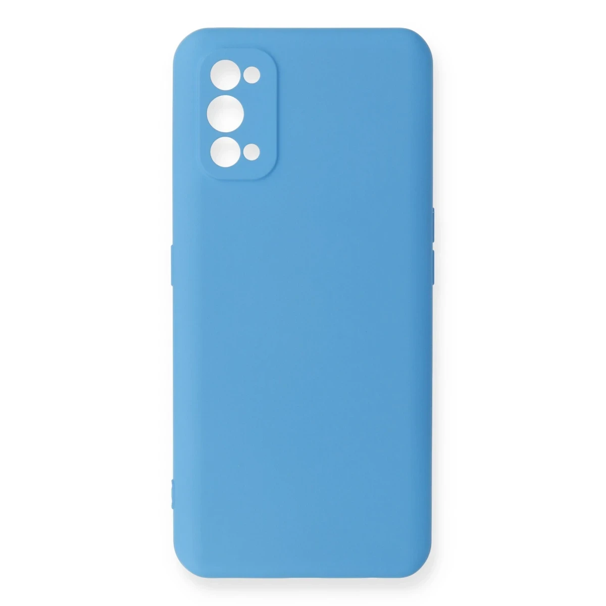 Realme 7 Pro Kılıf Nano içi Kadife Silikon - Mavi