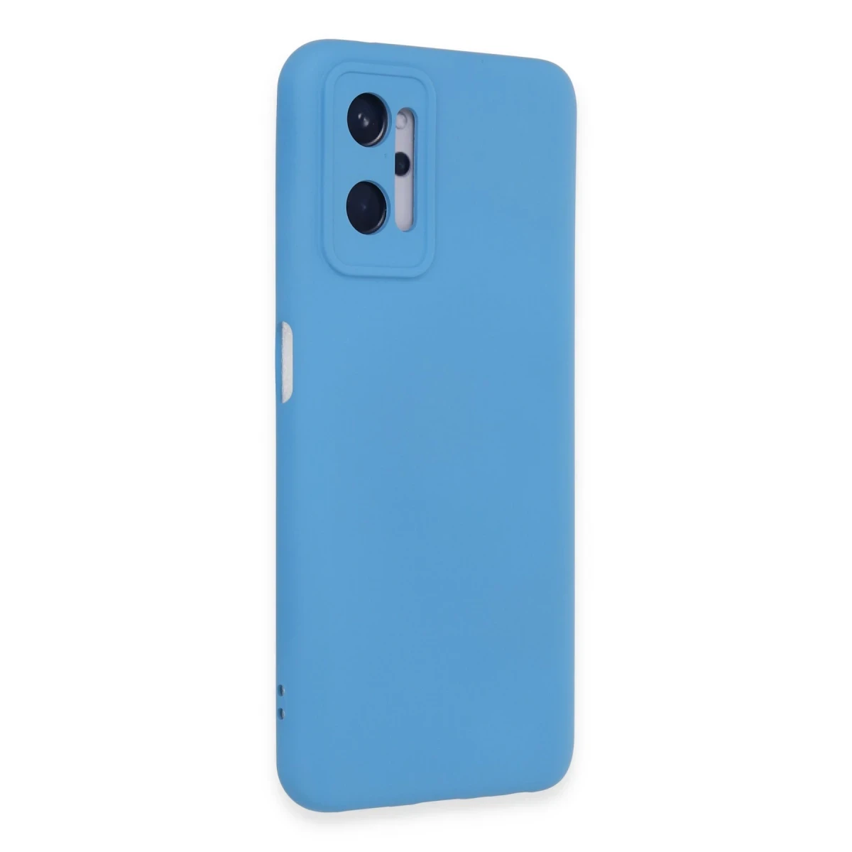 Realme 9i 4G Kılıf Nano içi Kadife Silikon - Mavi