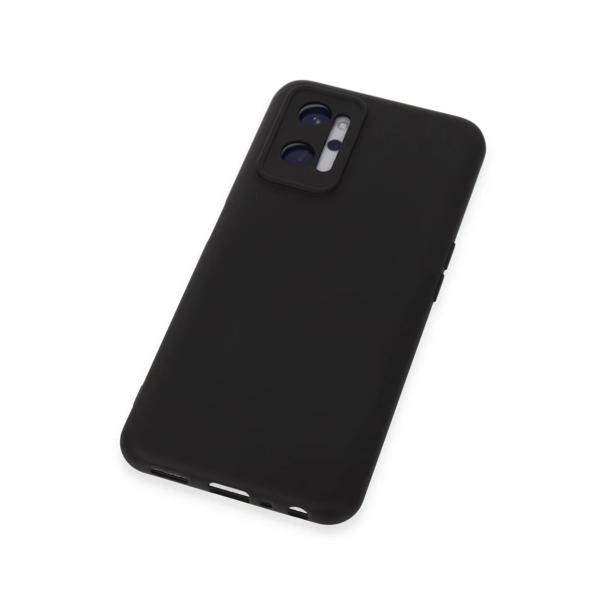 Realme 9i 4G Kılıf Nano içi Kadife Silikon - Siyah