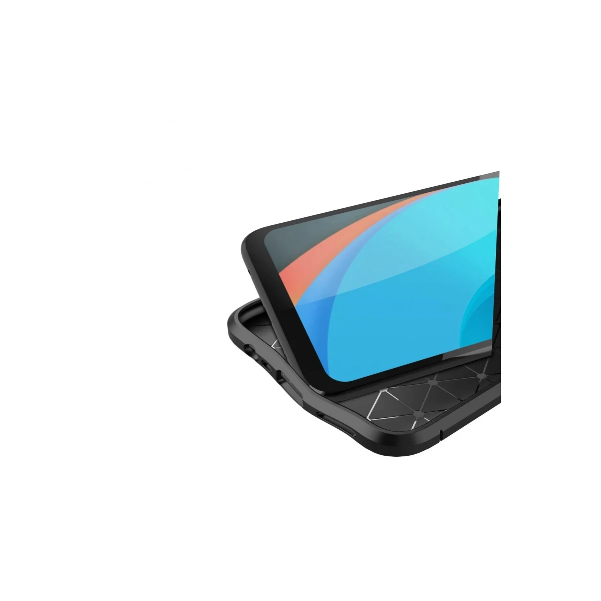 Realme C11 2021 Kılıf Auto Focus Kapak - Siyah