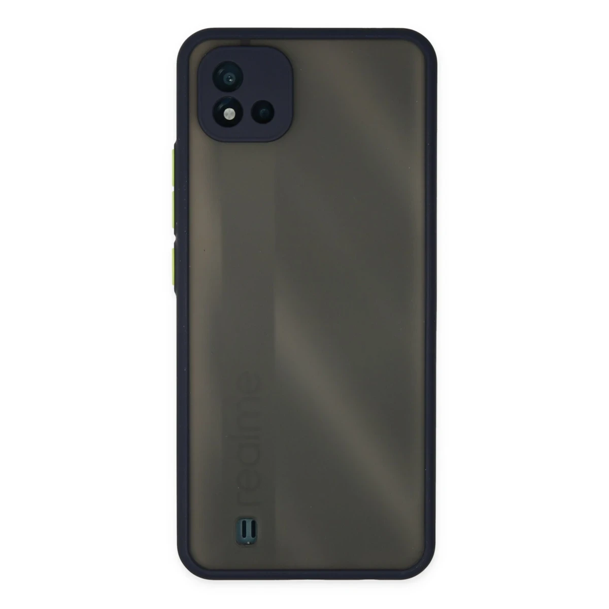 Realme C11 2021 Kılıf Montreal Silikon Kapak - Lacivert