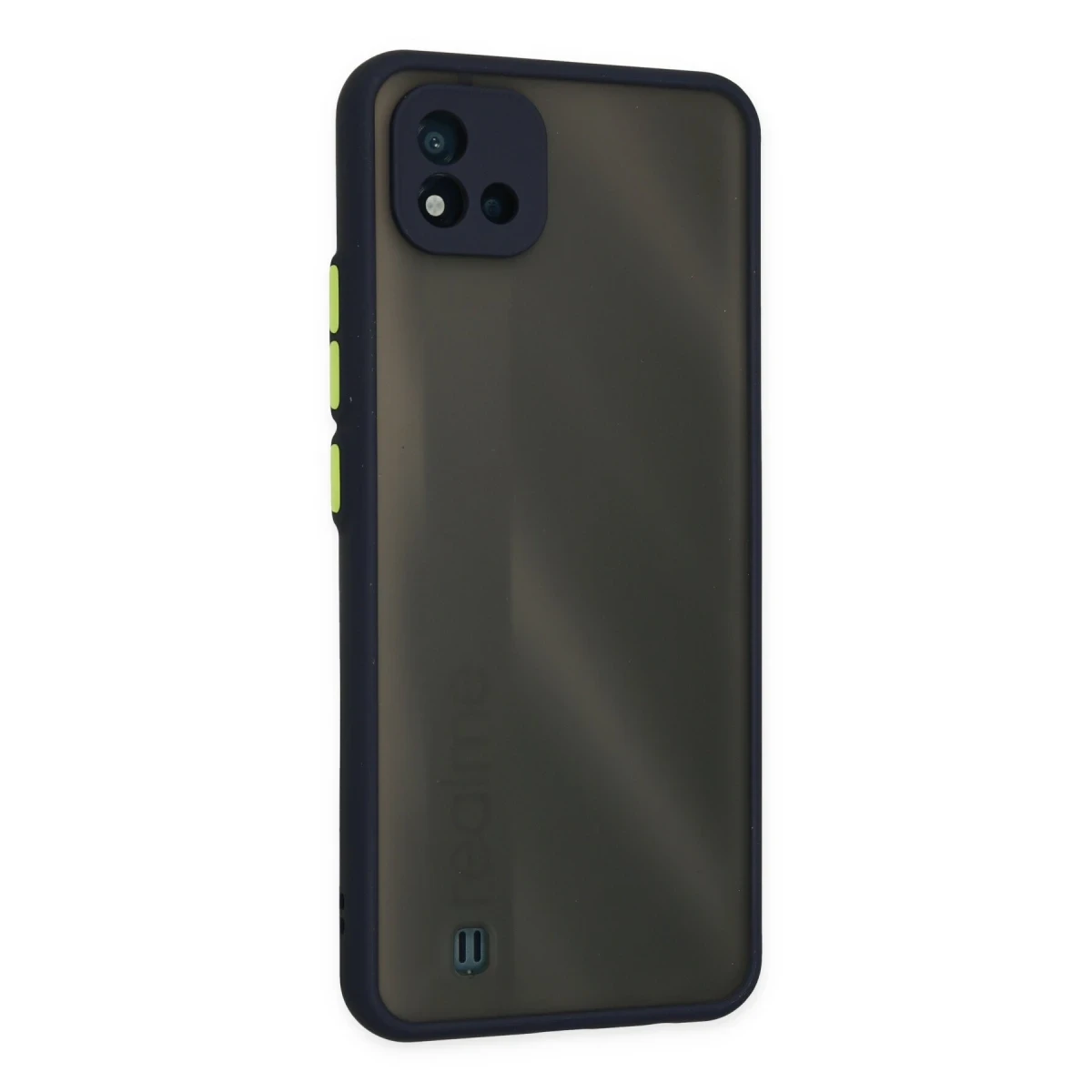 Realme C11 2021 Kılıf Montreal Silikon Kapak - Lacivert