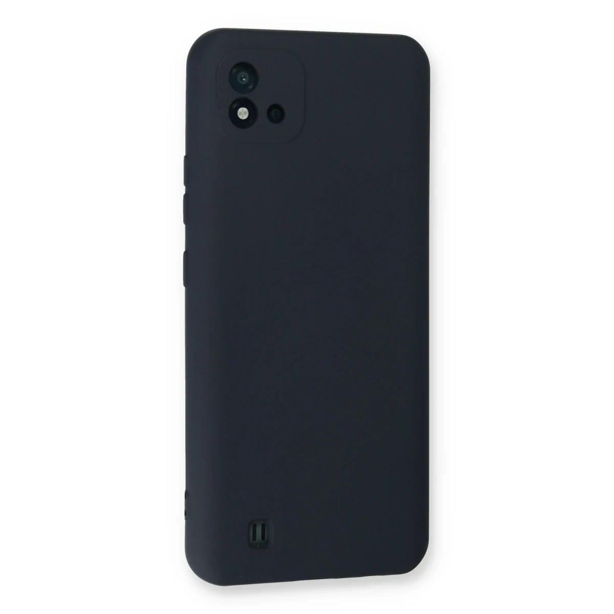Realme C11 2021 Kılıf Nano içi Kadife Silikon - Lacivert