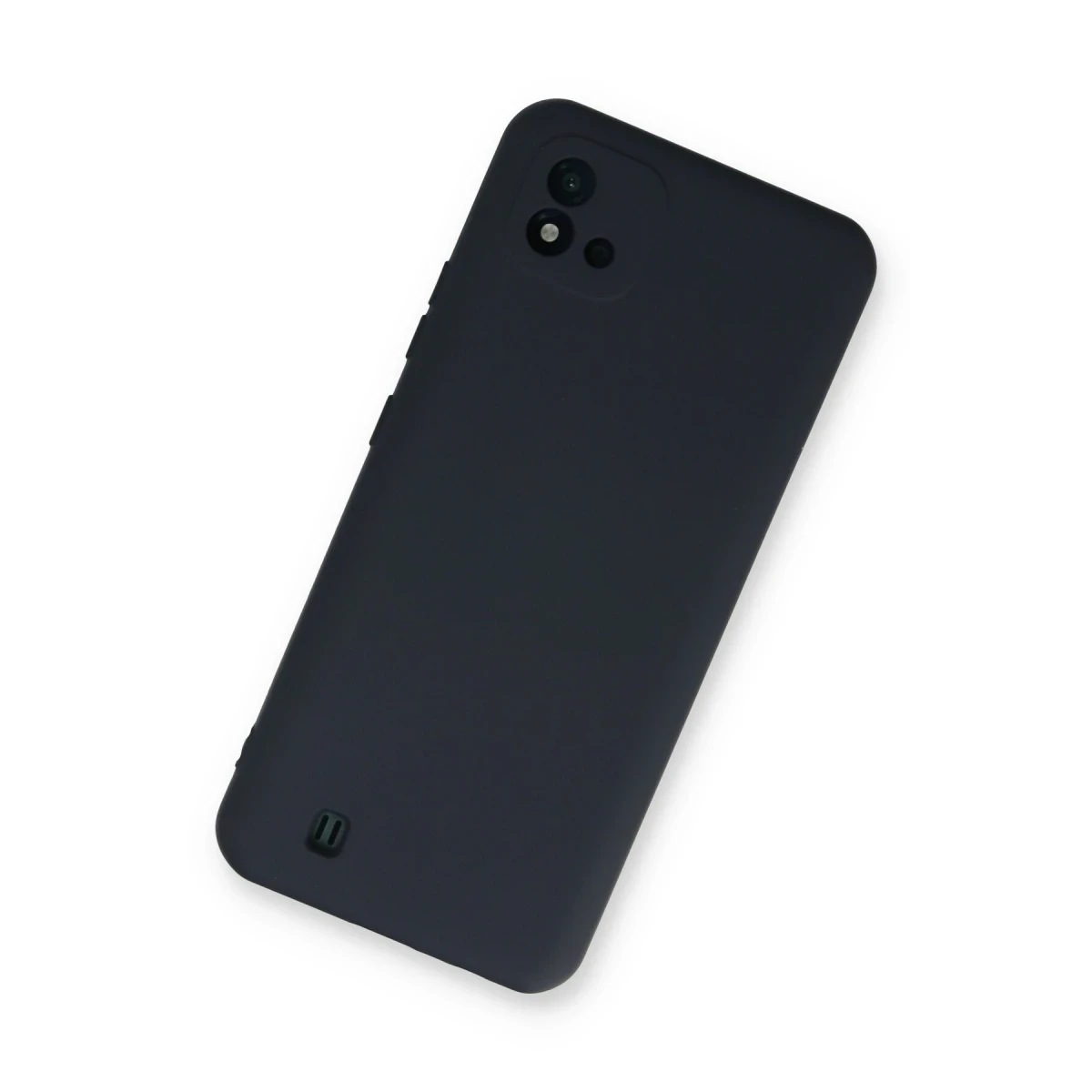 Realme C11 2021 Kılıf Nano içi Kadife Silikon - Lacivert